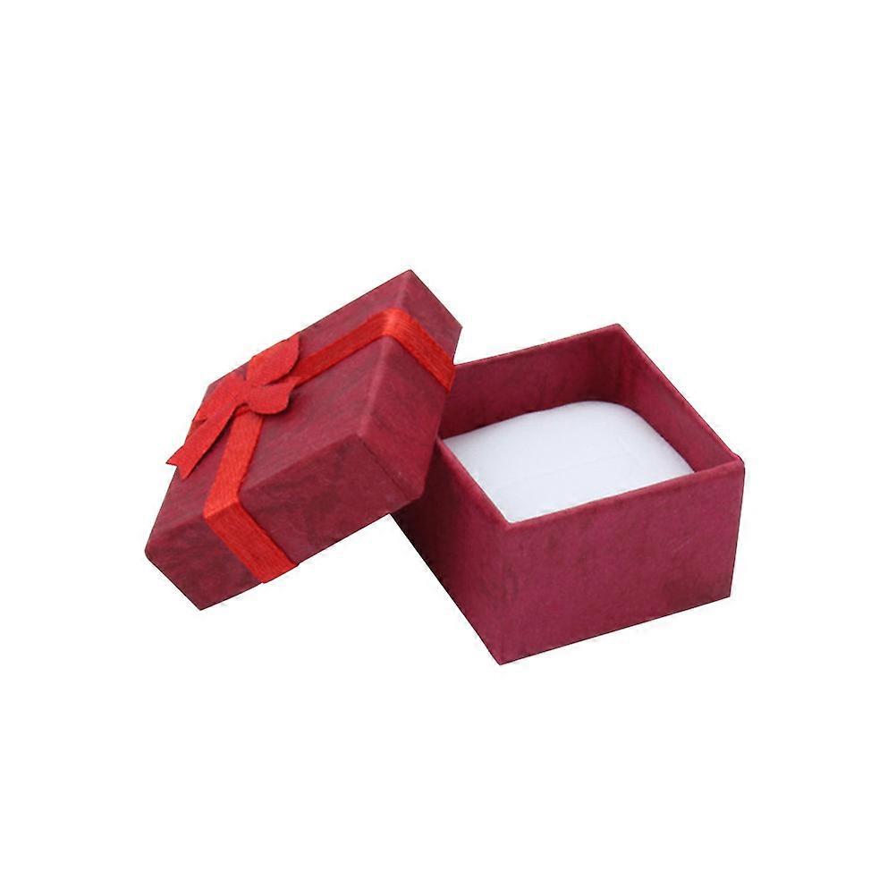 Small Jewelry Boxes Square Box for Gifting Occasions Paperboard 5Pcs