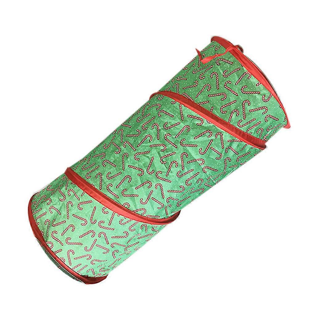 Cat Track Toy Tunnel Toy for Indoor Play Cat Toy Green 50x24cm Entertainment 1Pcs