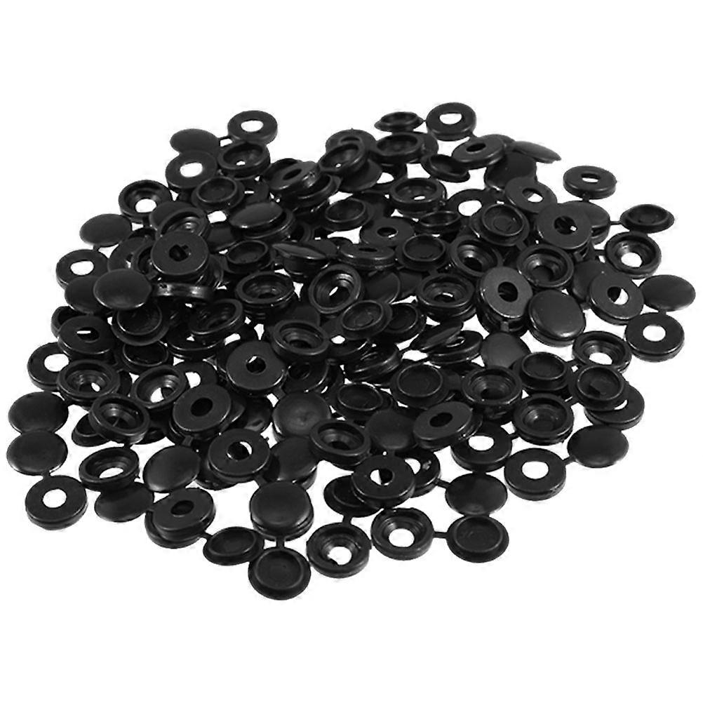 Decorative Screw Caps Replacement Protective Cover Hinged 3x1.4cm PE 120Pcs