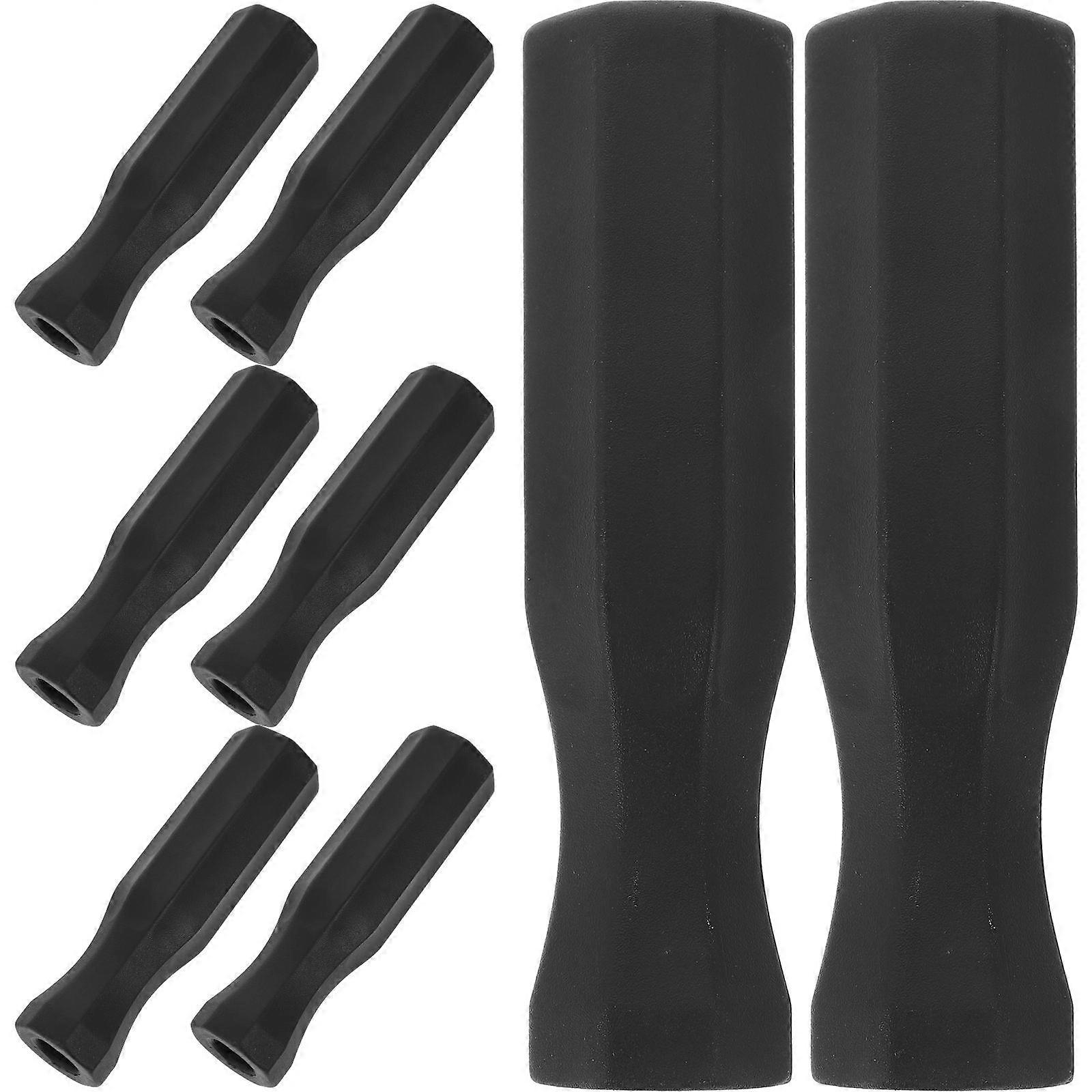 مقابض طاولة كرة القدم قبضة كرة قدم مريحة تمنع انزلاق اليدين للاعبين 12.50X3.50X3.50 سم 8 قطع