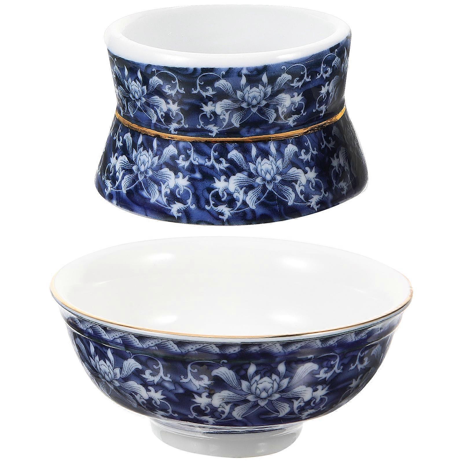 Compact Ceramic Tea Strainer   Multi Functional Infuser for Loose Leaf Tea, Reusable Filter for Home and Office Use with Any Cup