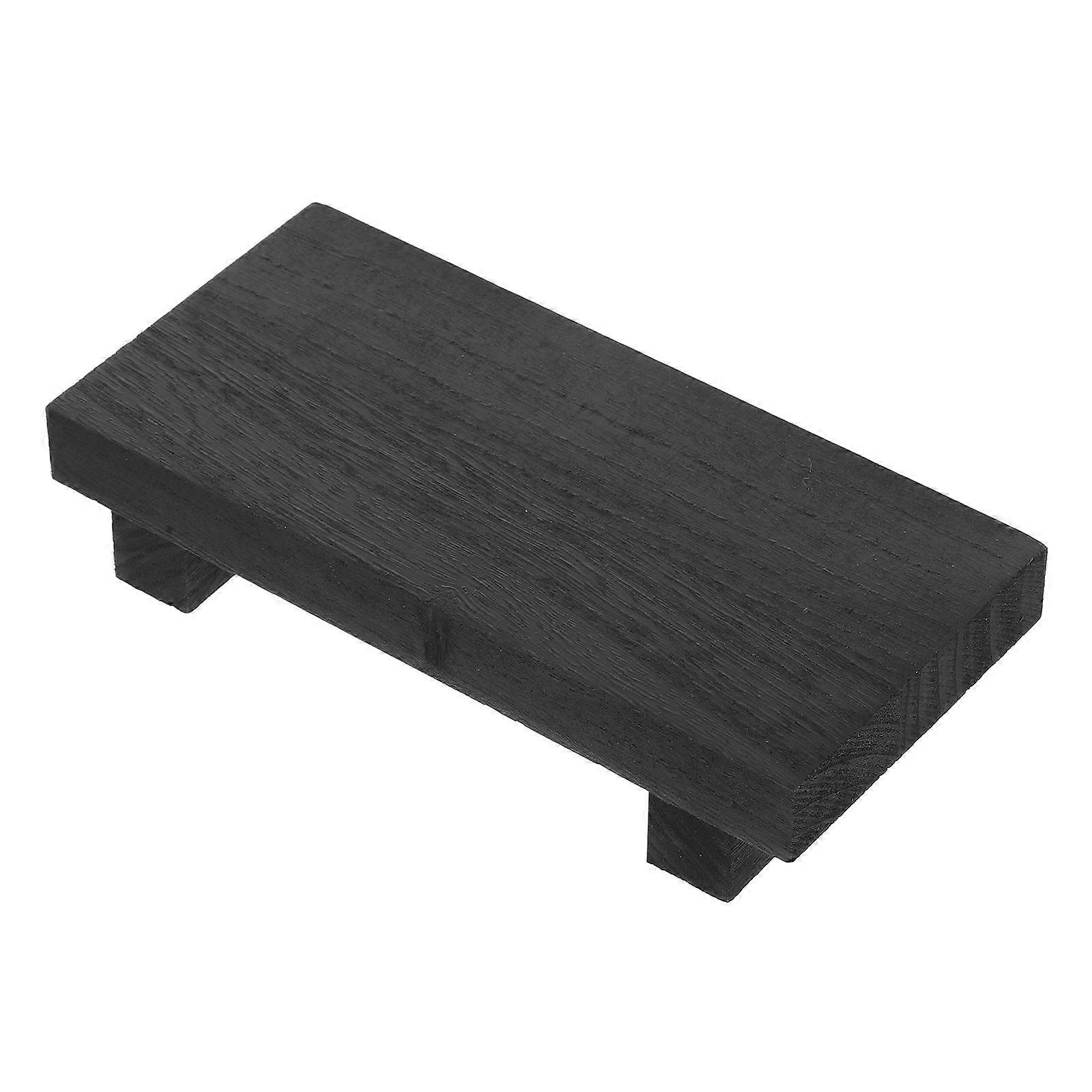 Wooden Soap Tray Plant Display Rectangular Shape Indoor Use Room 1Set