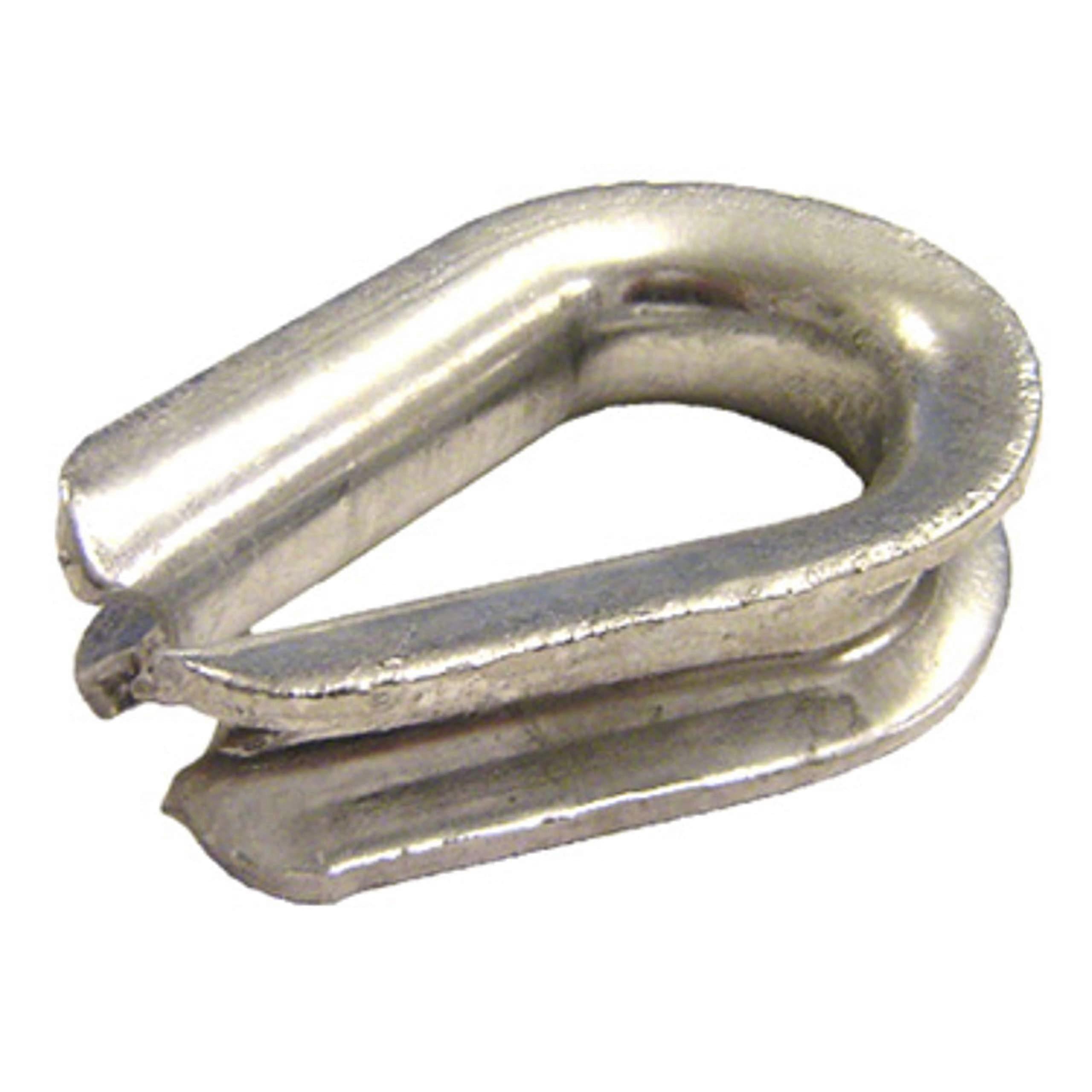 Wire Rope Thimbles  Galvanized  1/2' (10 Pack)