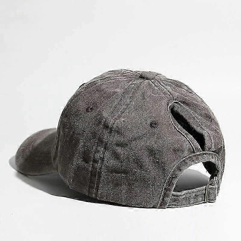 Hög hästsvans basebollkeps för kvinnor Vår sommar solhatt Löpning Snapback hatt Stökig hög bulle kvinnors kepsar kvinna