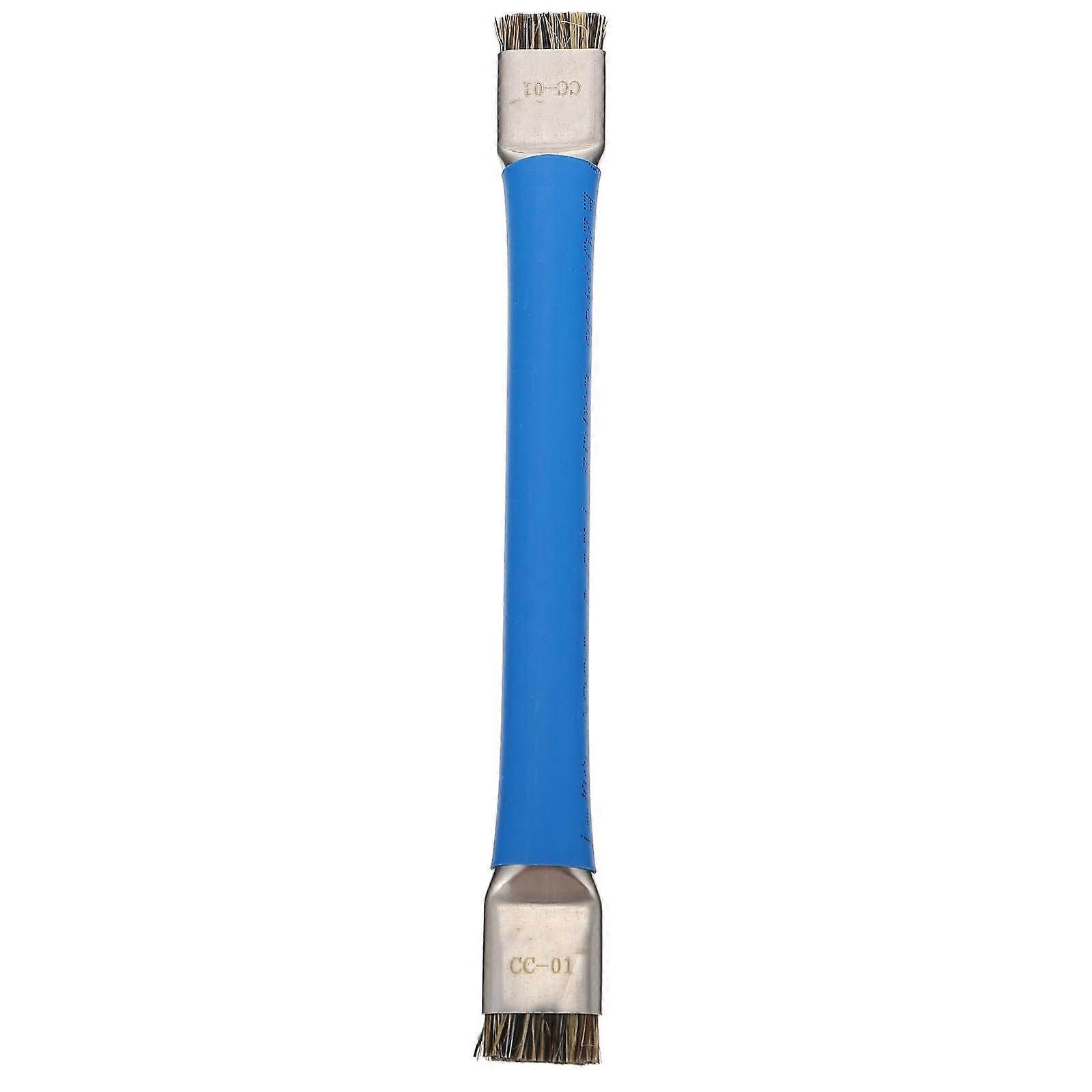 PCB Cleaner Brush Double Head Anti Static Motherboard Cleaning IC Cleaning Blue 1Set