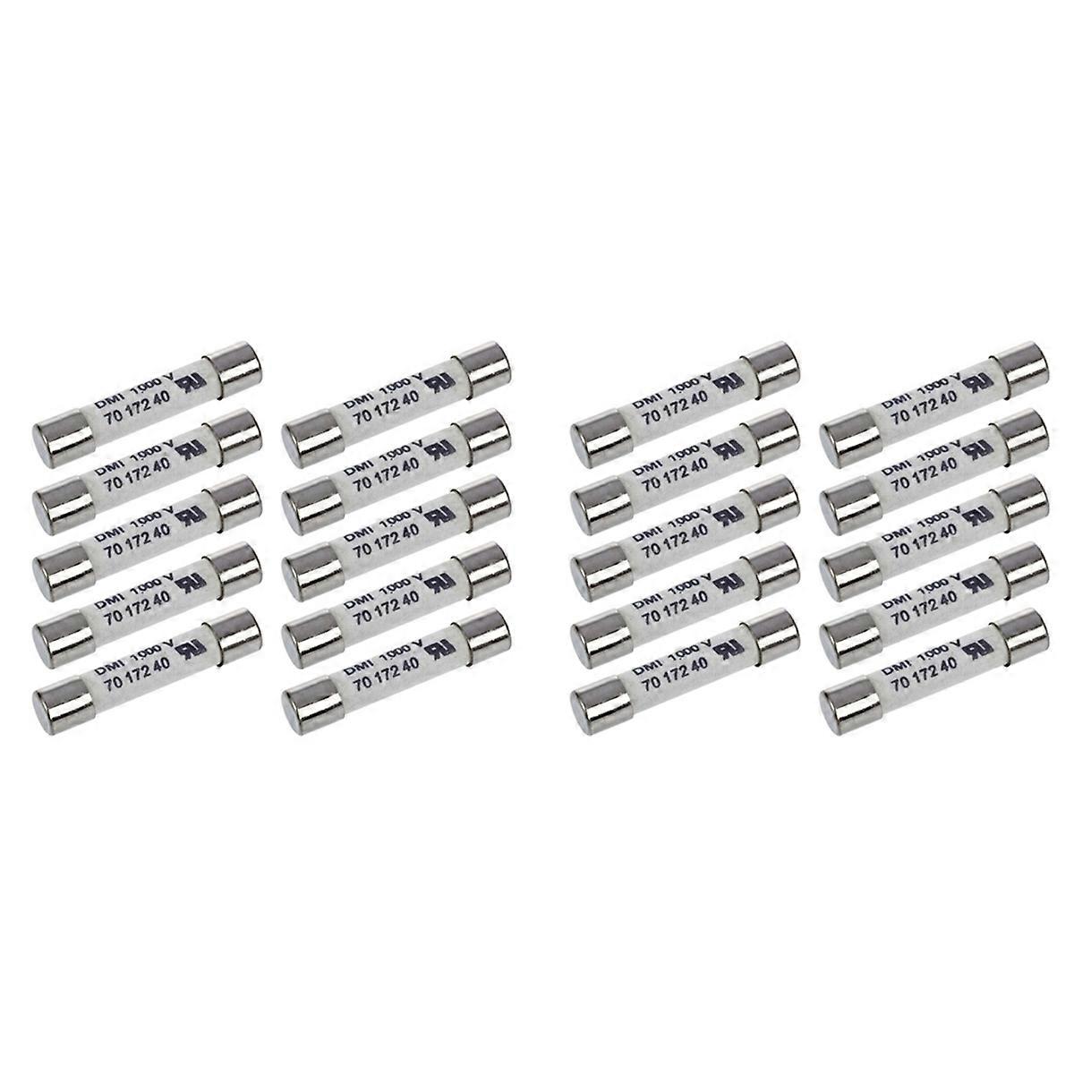 1000V 500MA 10Pcs Practical White Ceramic Fuse for Multimeter
