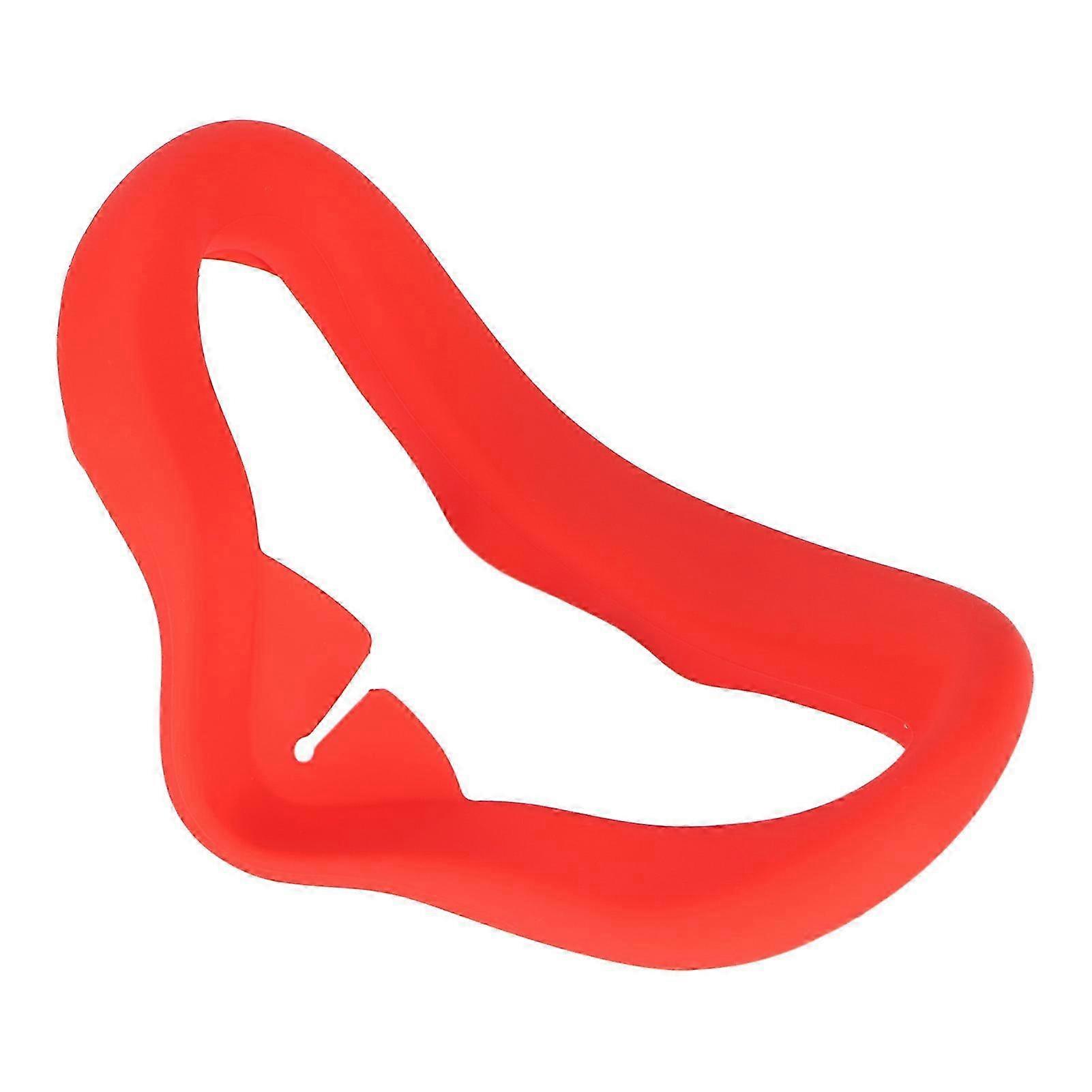 Silicone Eye Pad Cover for VR Accessories, Washable and Dustproof, Sweatproof Replacement for Quest 2, Red