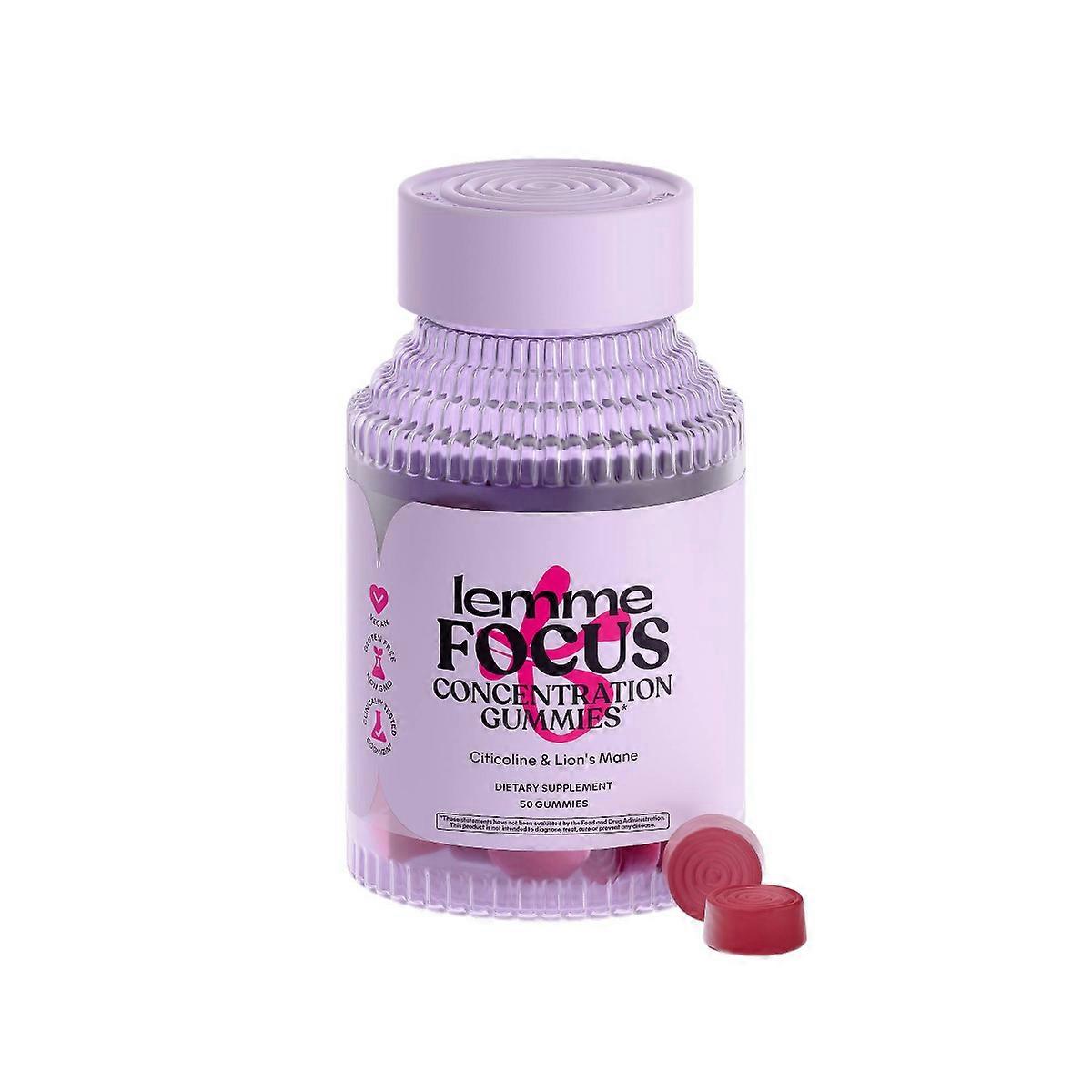 Lemme Focus Koncentration Gummies - 50ct