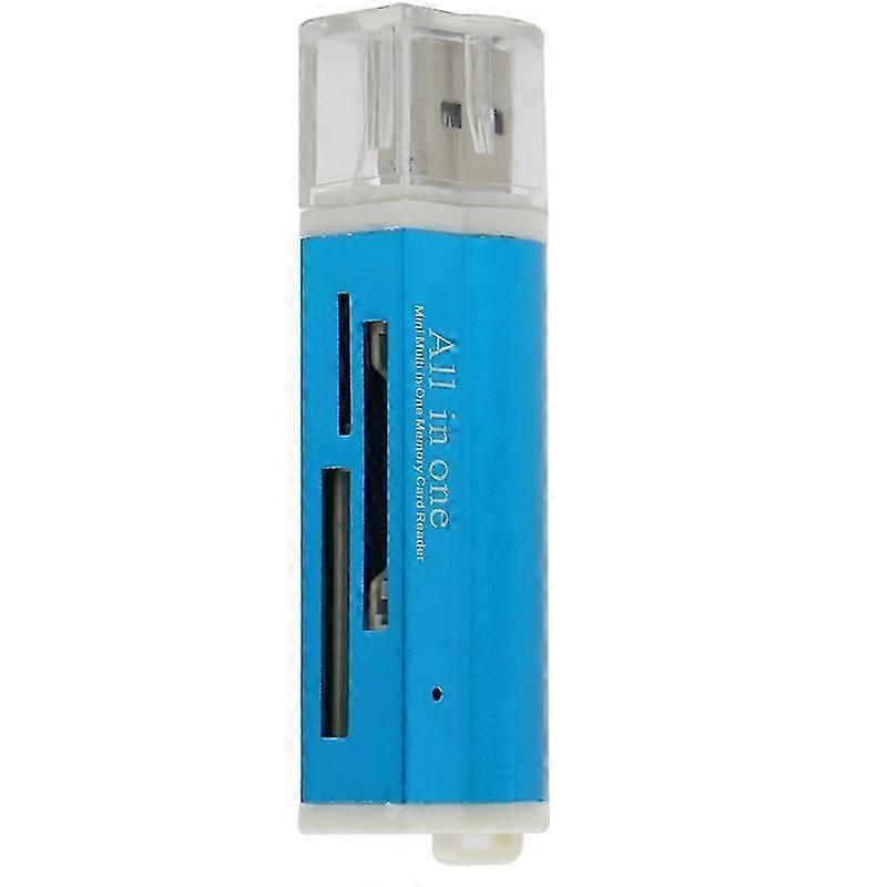 1pcs 4 In 1 USB 2.0 High Speed Card Reader Multi-Slot Card Reader Multi