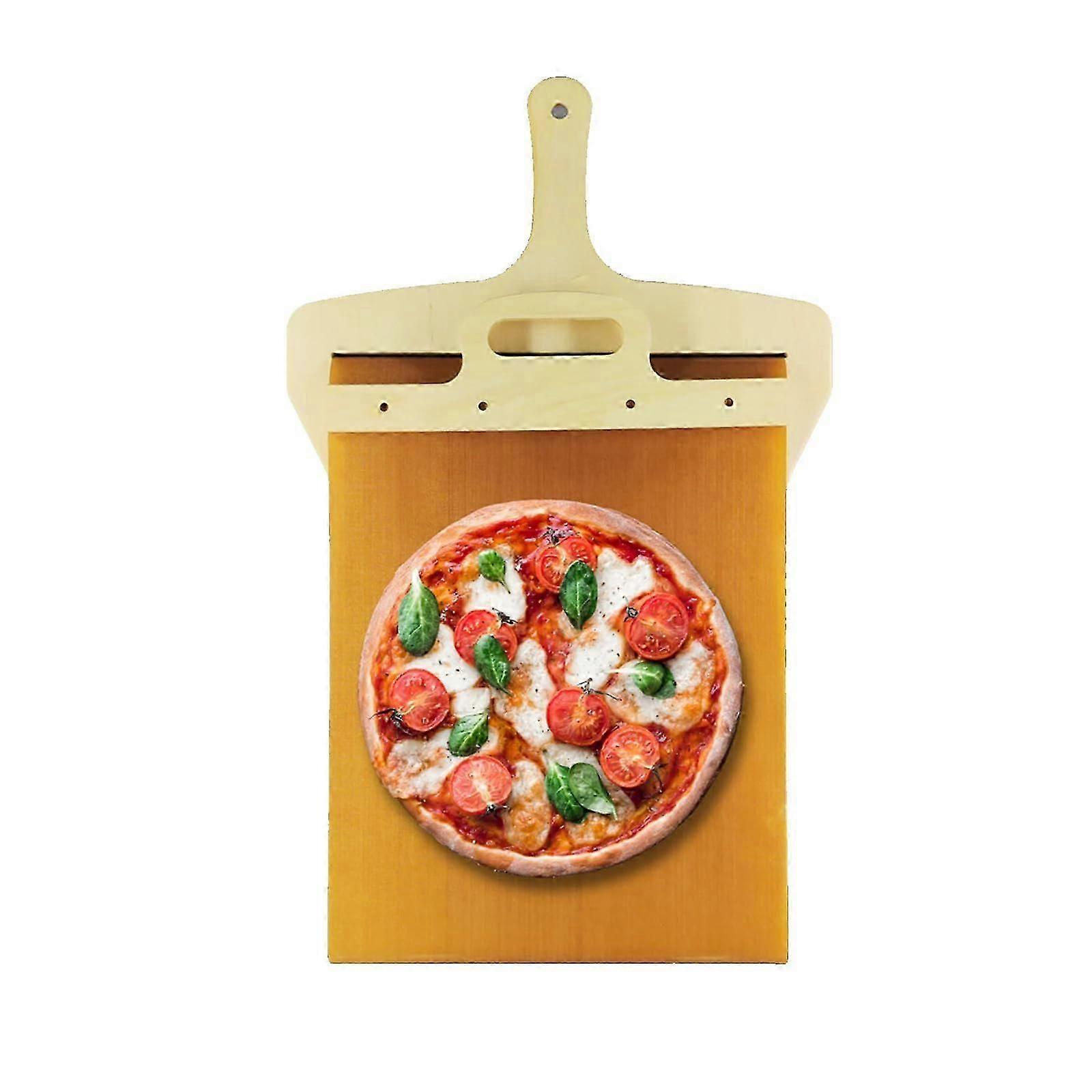 Sliding Pizza Shovel,Pizza Peel Pizza Paddle with Handle,Pizza Spatula Paddle
