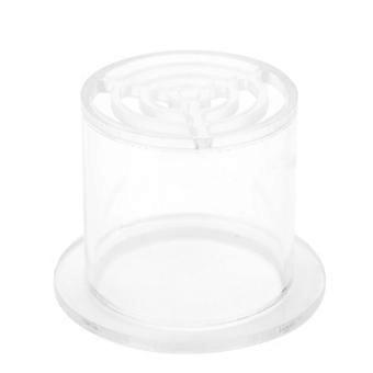 Feeding Breeding Protection Cover R Acrylic Transparent Coral Feeder Cover for Blocking Fish