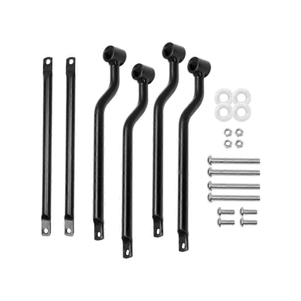 Saddlebag Bracket Motorcycle Bag Rack Black 20x18cm 1Set