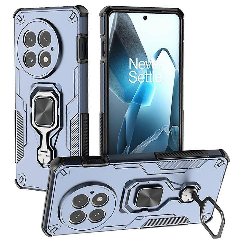 For OnePlus 13 Case Rotatable Ring Kickstand PC+TPU Shockproof Phone Cover
