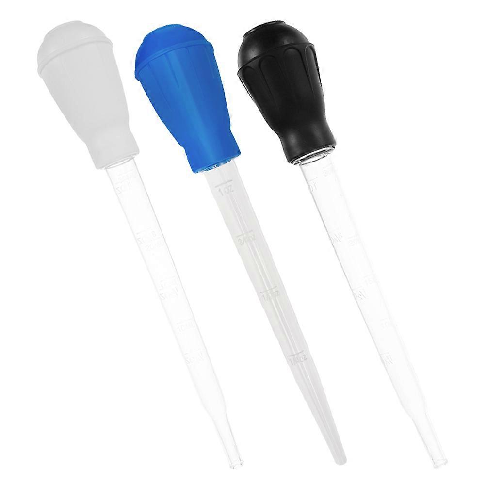3pcs Lightweight Planter Water Removal Tools for Efficient Drainage – Includes Blue, Black & White Suckers to Prevent Waterlogging in Plant Trays