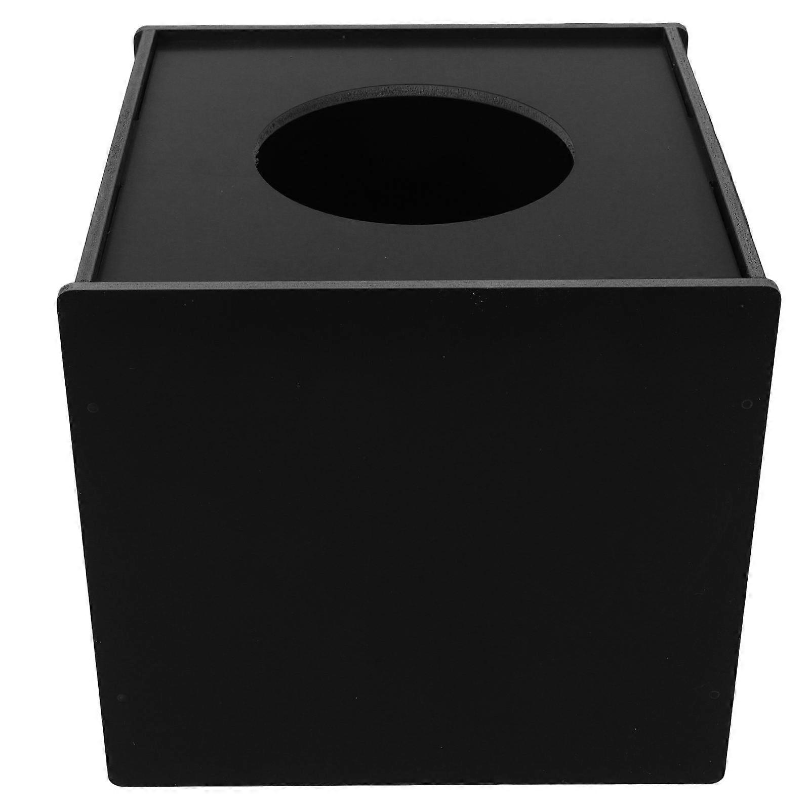 Box For Ballots Raffle Ball Game Box For Company Events Black 21.00X20.00X19.00CM Voting 1Set