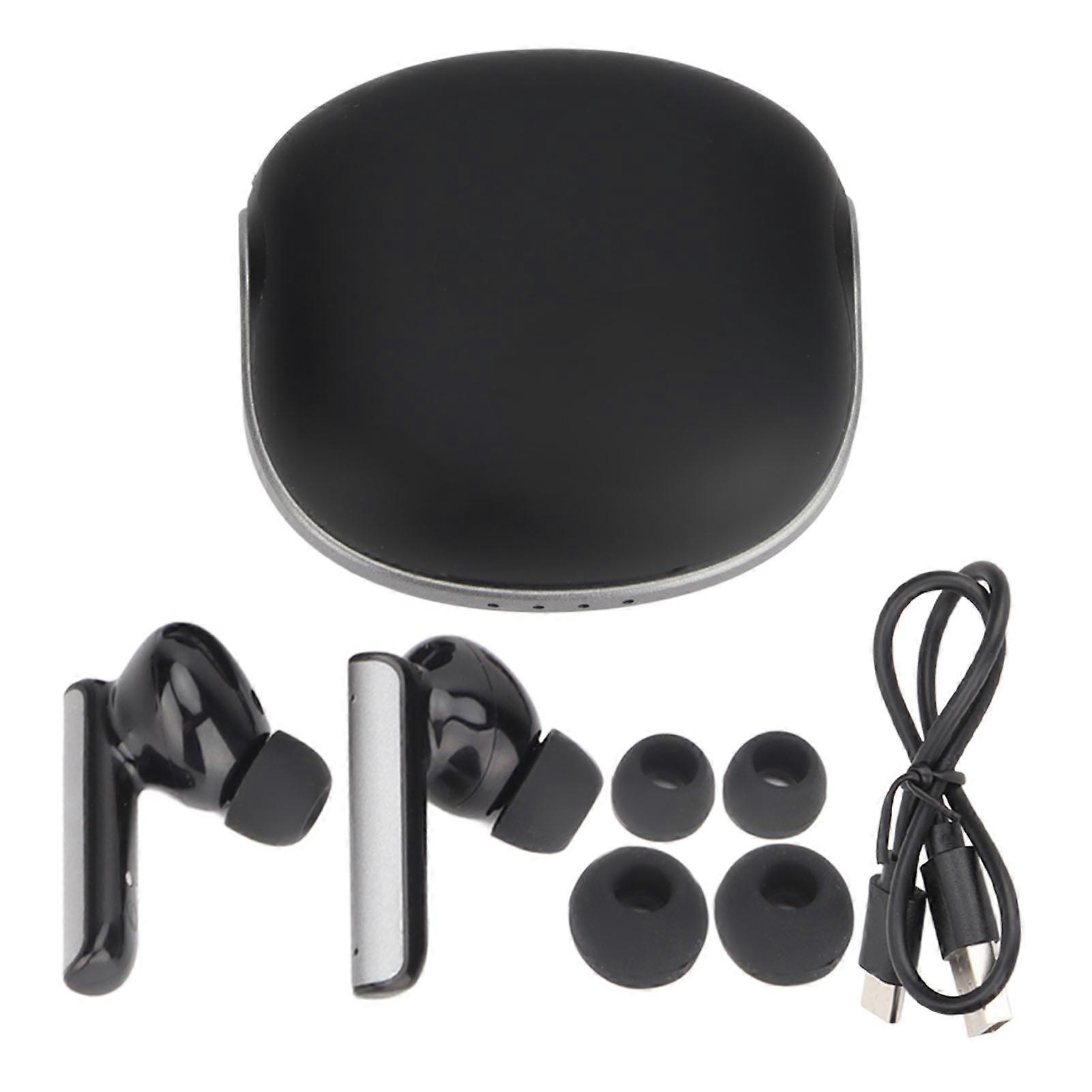 Bluetooth Earbuds with ANC & ENC Noise Cancelling, Dual Mic, Low Latency for All Devices