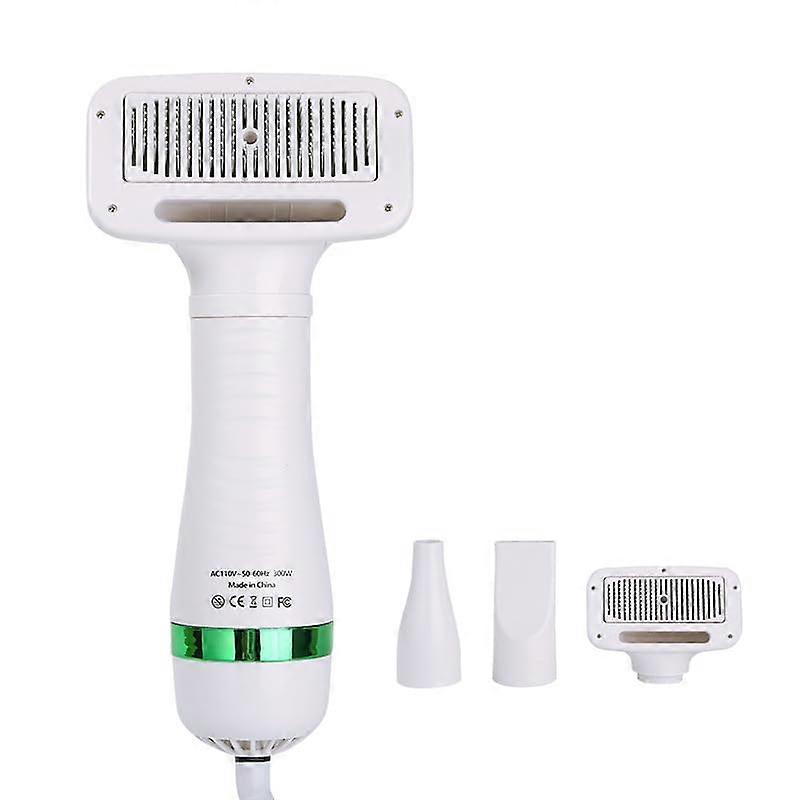 Dog Hair Dryer with Fur Comb, 2-in-1 Adjustable Temperature Portable Dryer for Small and Medium Dogs and Cats