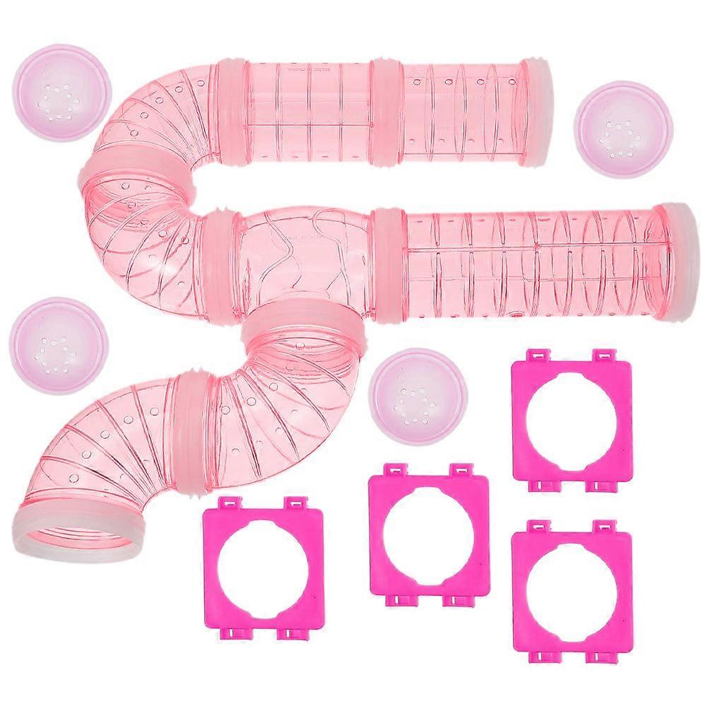 מנהרה לבעלי חיים אוגר צינור מחברים עמיד חומר פלסטי DIY אוגר כלוב אספקה 1 סט