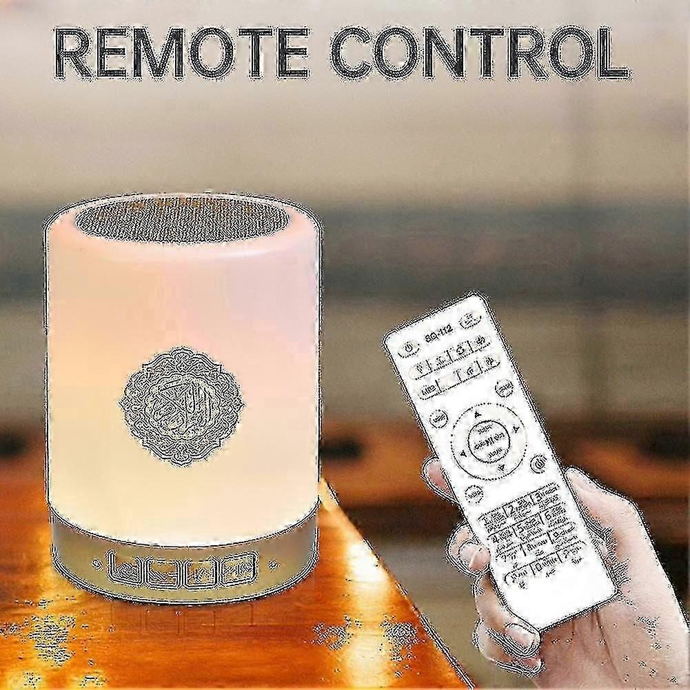 Remote Control Wireless Quran Touch Led Lamp Adjustable Bluetooth Speaker Gift x