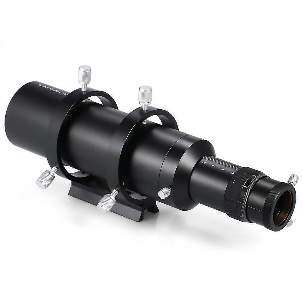 60mm Guide Scope Finderscope for Astronomical Telescope 240mm Length F4 Focal Ratio Guidescope with Helical Focuser