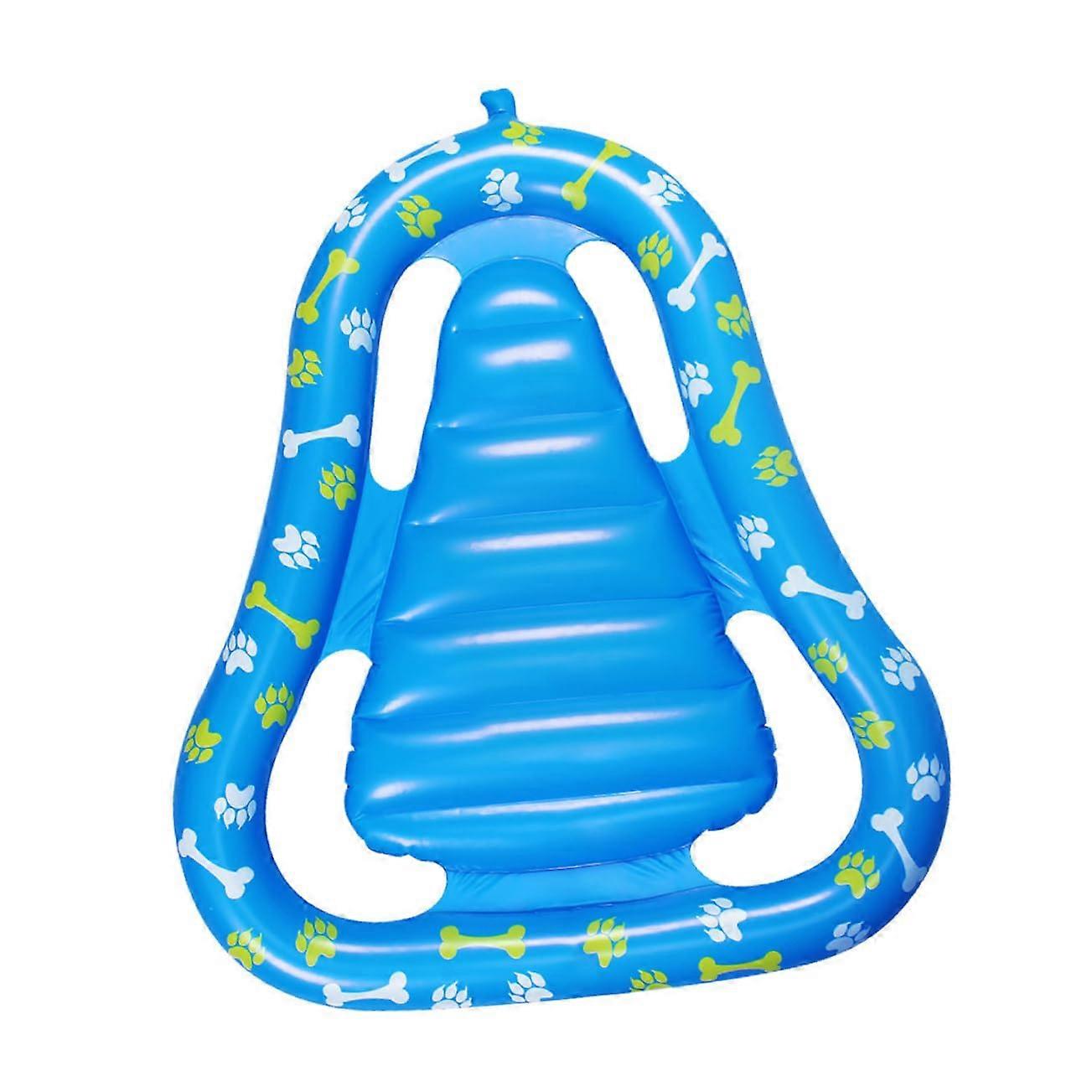 Inflatable pet floating mat Cooling pad Avocado shape Thick for relaxing in water