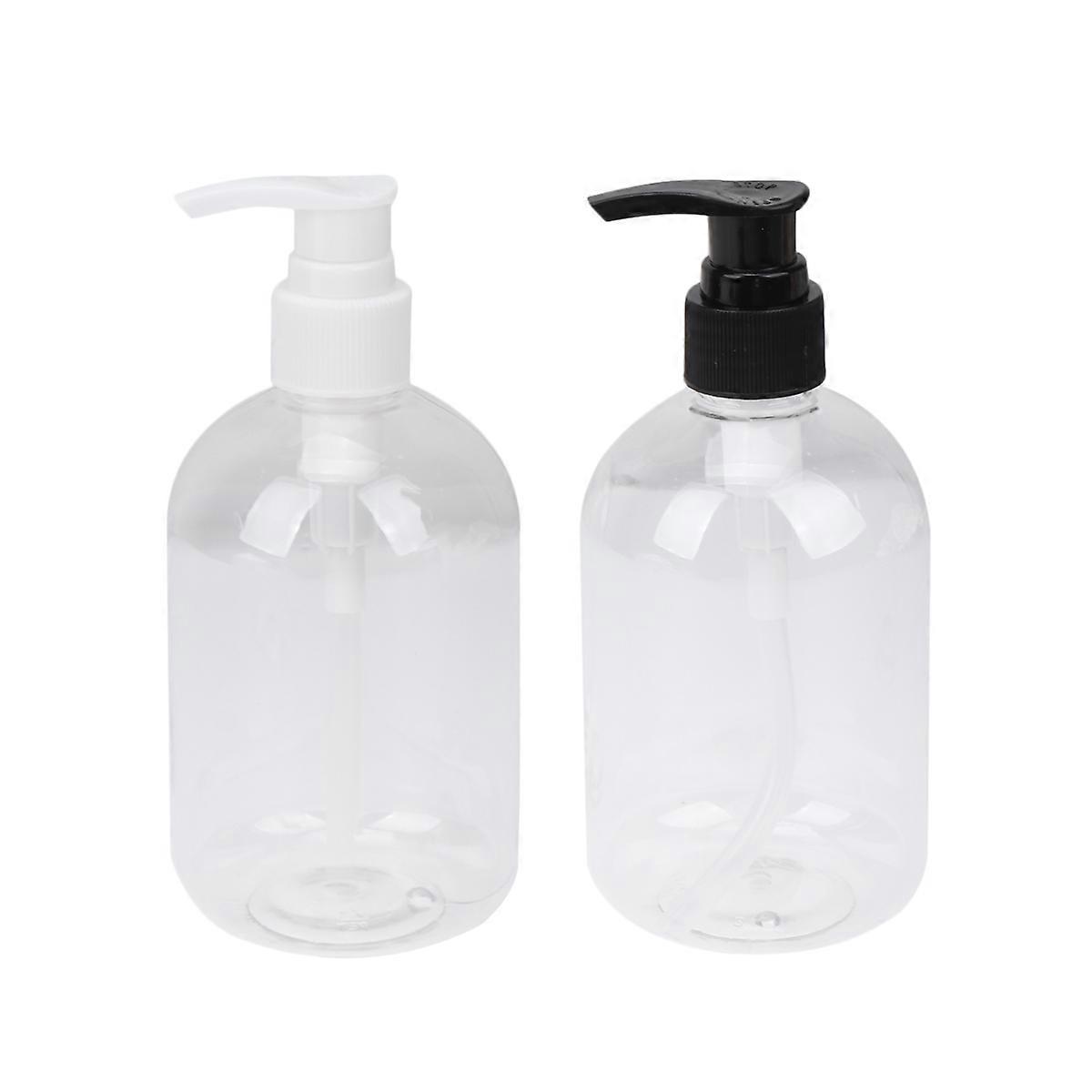 4pcs Practical Shower Gel Bottles Containers Toiletry Bottles Refillable Shampoo Container Liquid Bottle for Home Bathroom