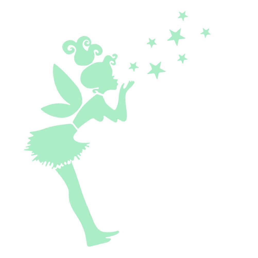 妖精のデカールの装飾57x50x0.1cmリビングルームの装飾のためのPVCウォールアートステッカー1セット