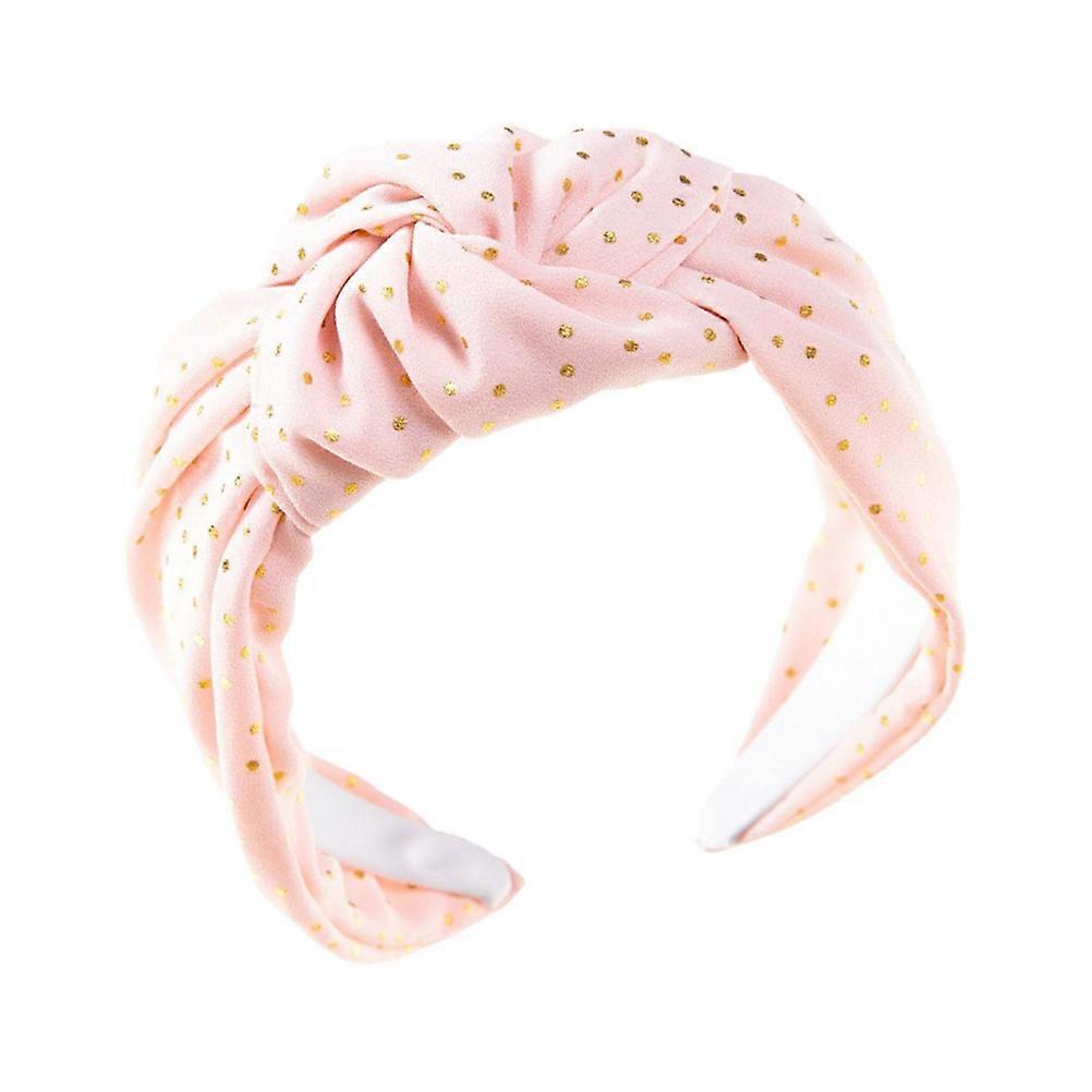 Knot Hairbands Wide Brim Headbands For Holiday Dots Polyethylene Rigid Versatile Use 1Pack