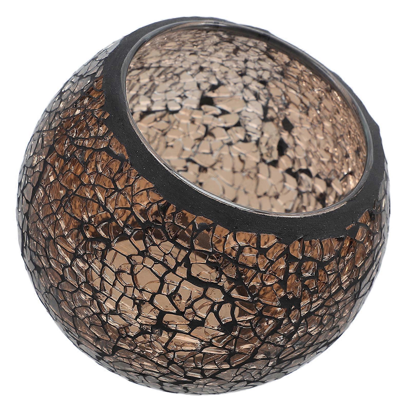 Castiçal de vidro cristalino para decoração, elegante e funcional.