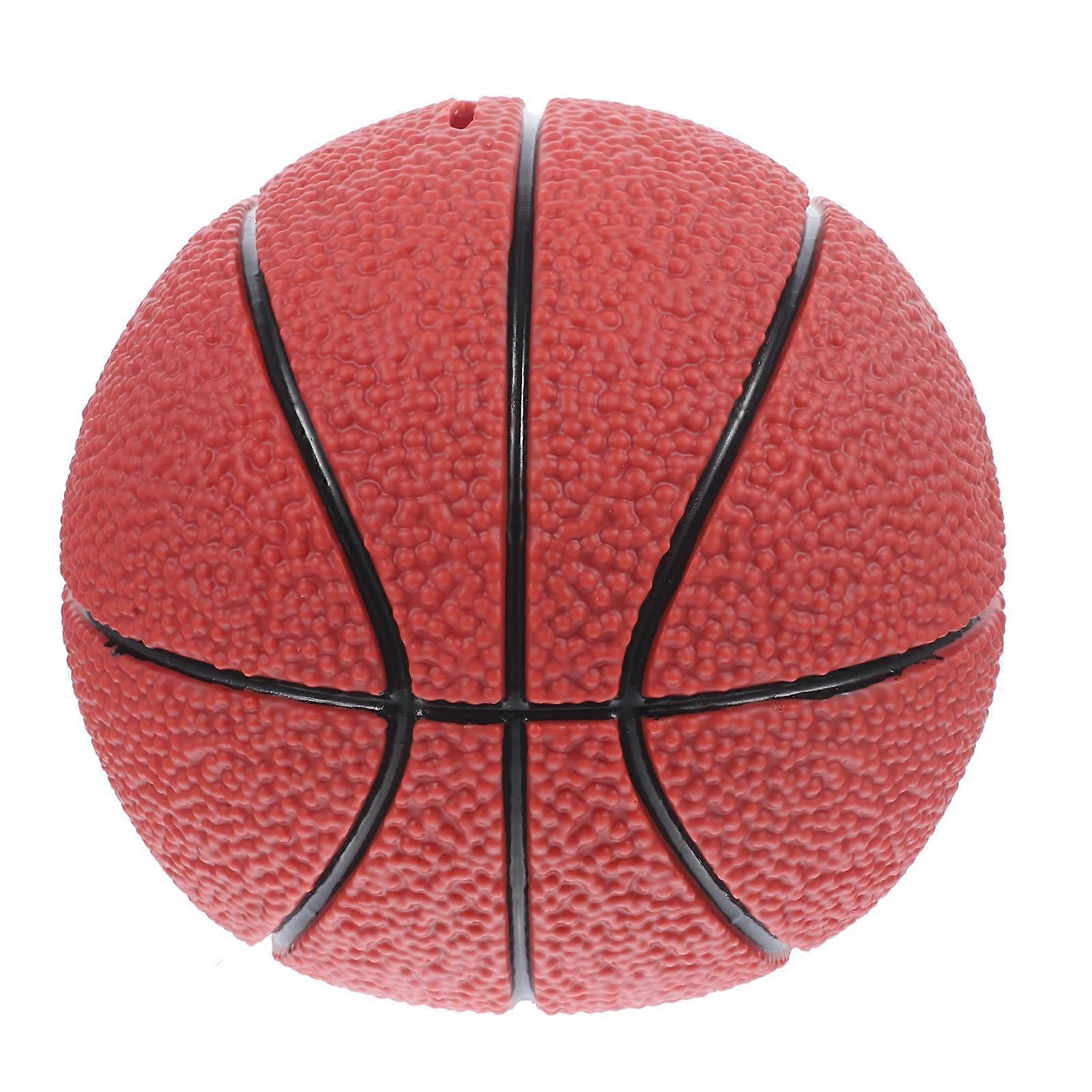Creative Money Bank Basketball Piggy Bank Money Saving Home Decoration for Kids Boys Red Color 7.47x7.47x7.07in 1Set