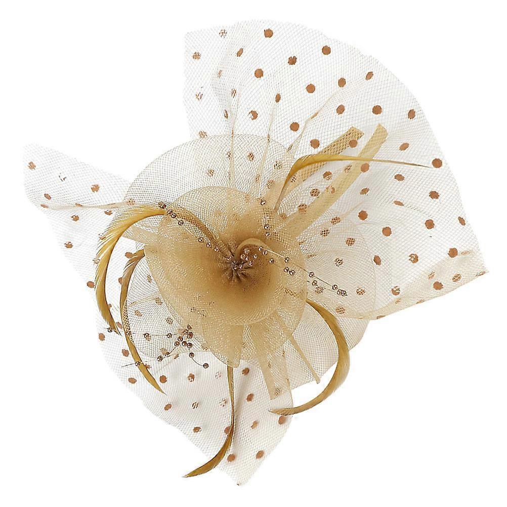 The **Fascinator Hat with Flower Mesh Veil Headband** is an elegant and eye catching accessory that adds a touch of vintage charm and sophistication