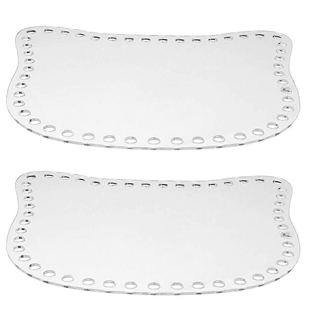 DIY Bag Acrylic Base Cat Shaped Board for Knitting 2Pcs Kit