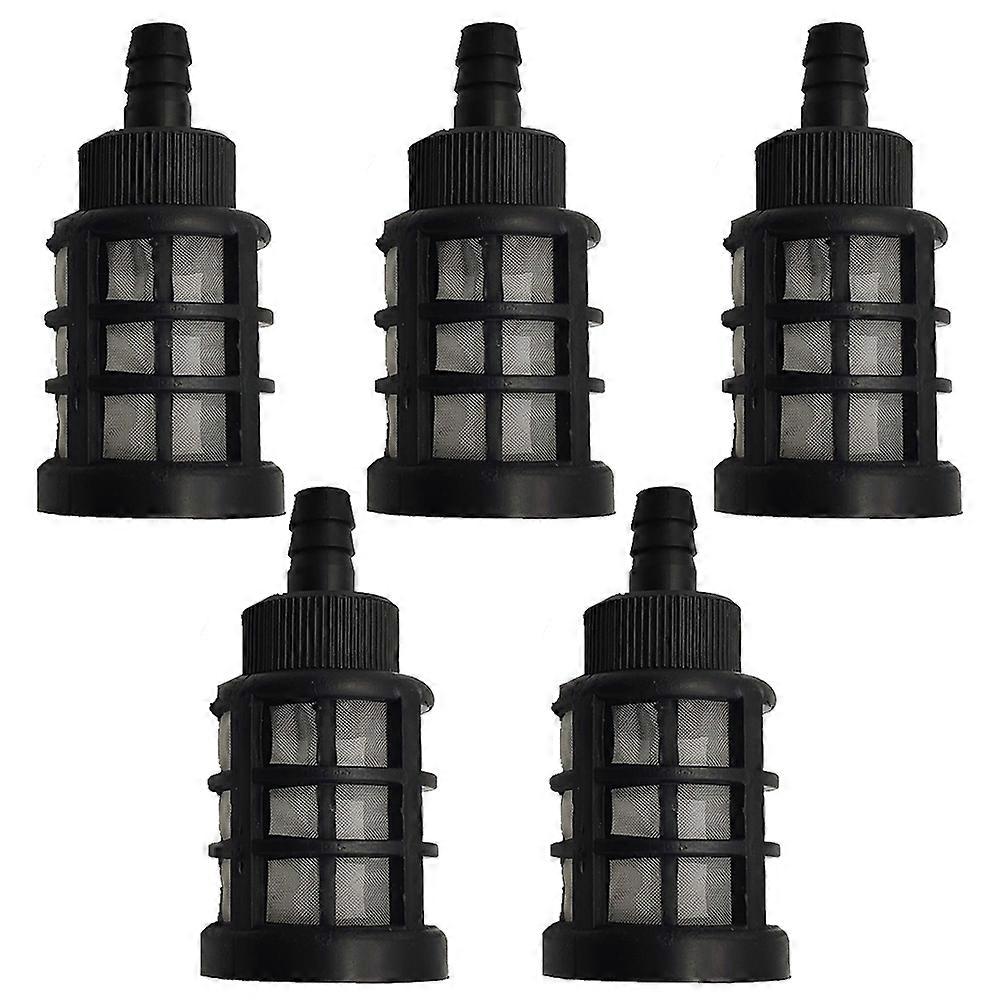 Water Filter Connector for Garden Hose and Spigot with Permanent Mesh Screen for Home Use Black Plastic and Metal