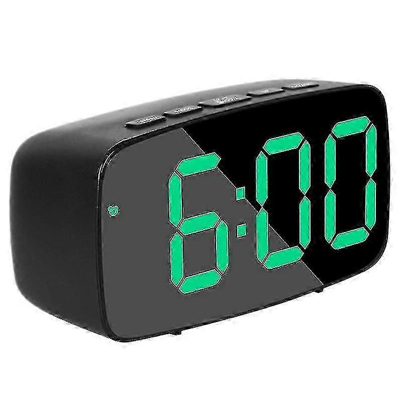 Modern Smart LED Alarm Clock - Features 12/24h Display, Temperature Reading & USB Charging