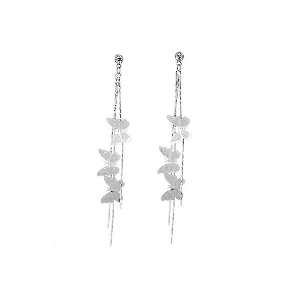 ファッションステートメントジュエリー、エレガントなドロップイヤリング付き女性向け、外出やパーティーイベントに最適 1ペア