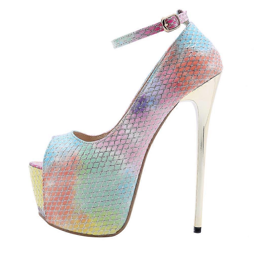 High Heel Shoes 1 Pair Fish Sandals Design Assorted Color Anti-skid Functionality