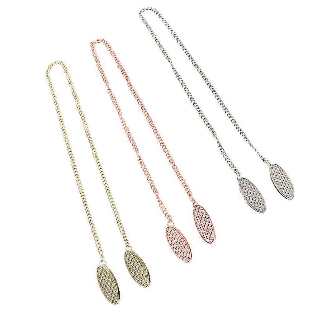 Napkin Holder Clips 3Pcs Effective Napkin Clips Bib Eating Towel Lanyard Holders Elegant Clip Shape For Restaurant Meals