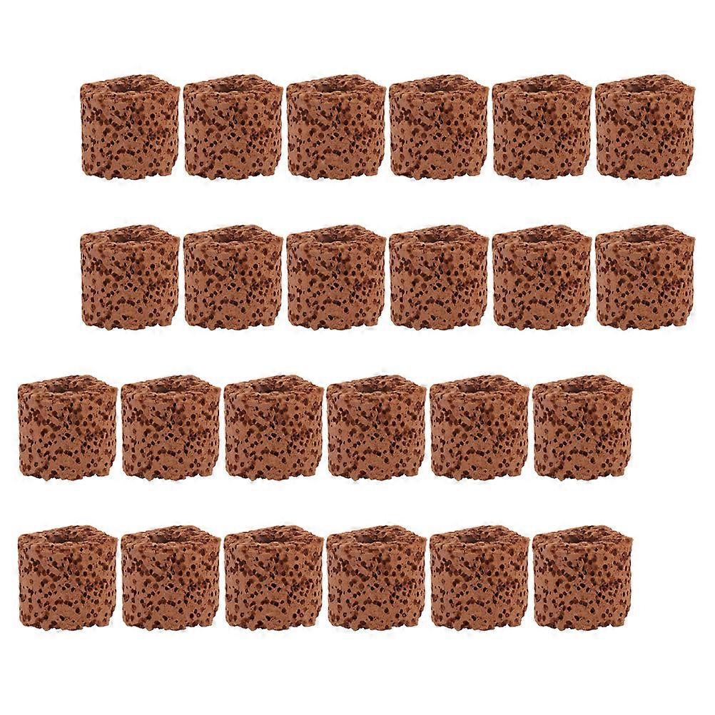 24 قطعة أوزان نباتات حوض السمك حلقات تثبيت تحت الماء لخزان الأسماك حامل النباتات المائية تصميم خفيف الوزن لاستخدام المياه المالحة