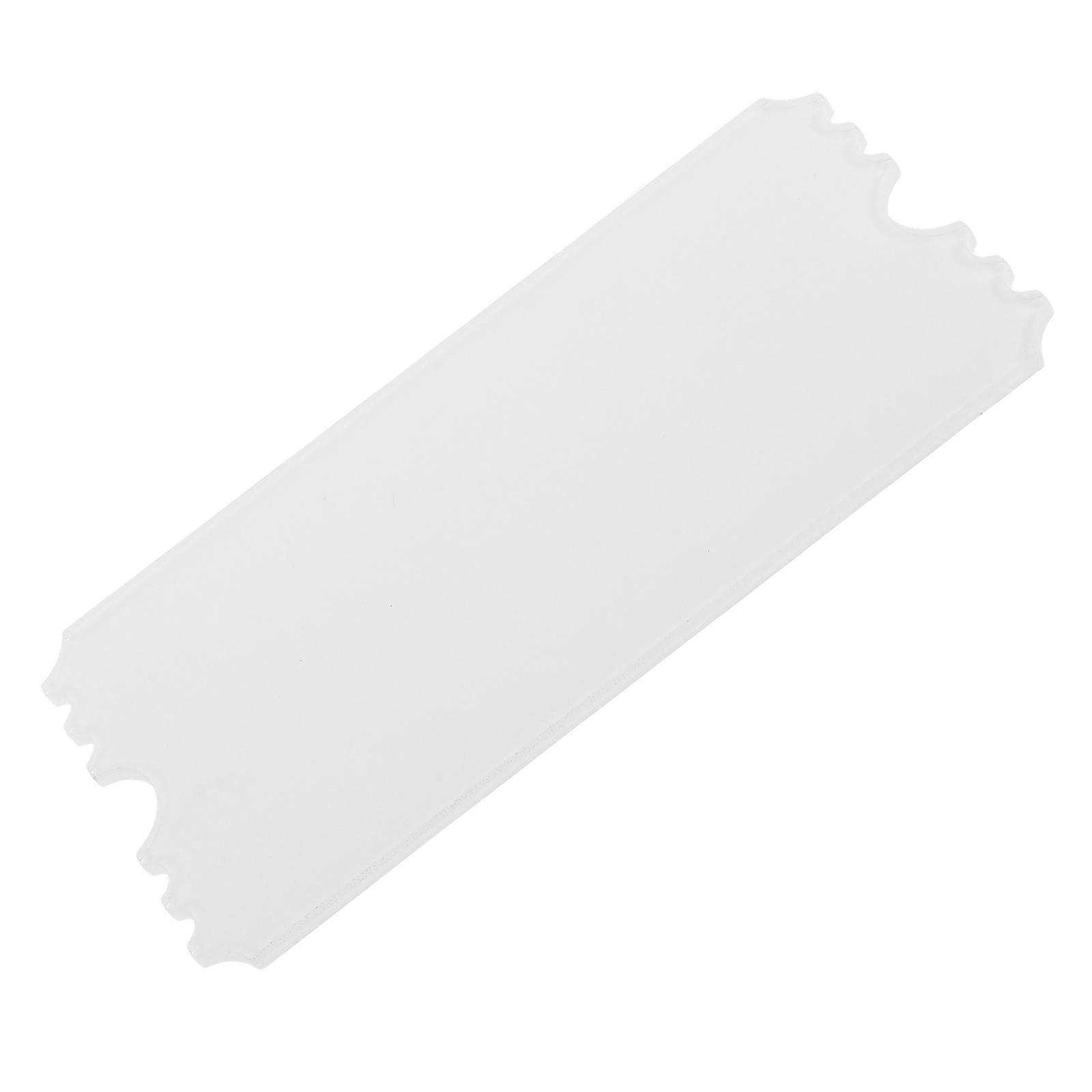Sublimation Blanks Acrylic Concert Tickets Heat Transfer DIY Design for Weddings Parties Carnivals Events Raffles 1Pack