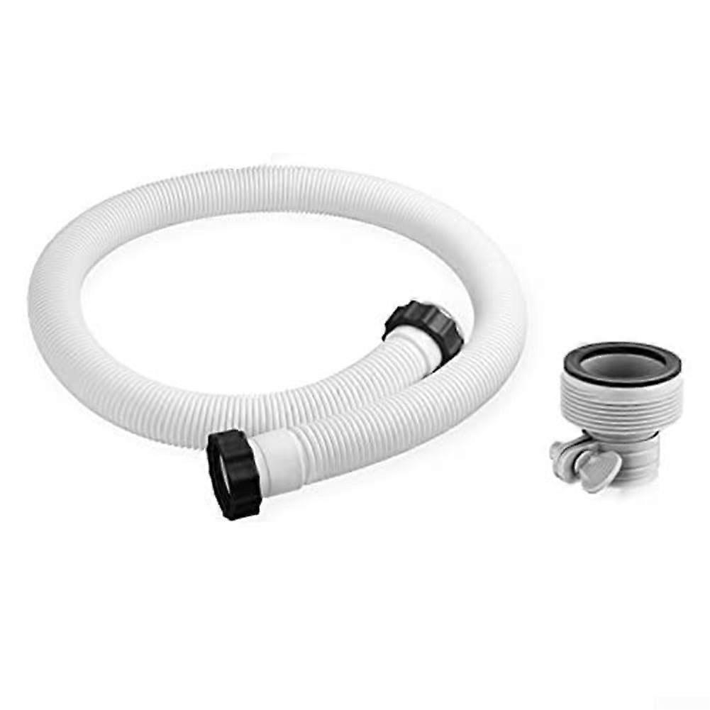 59-Inch Pool Hoses For 1-1/2-Inch Pump Connectors, Compatible With Standard Pool Fittings