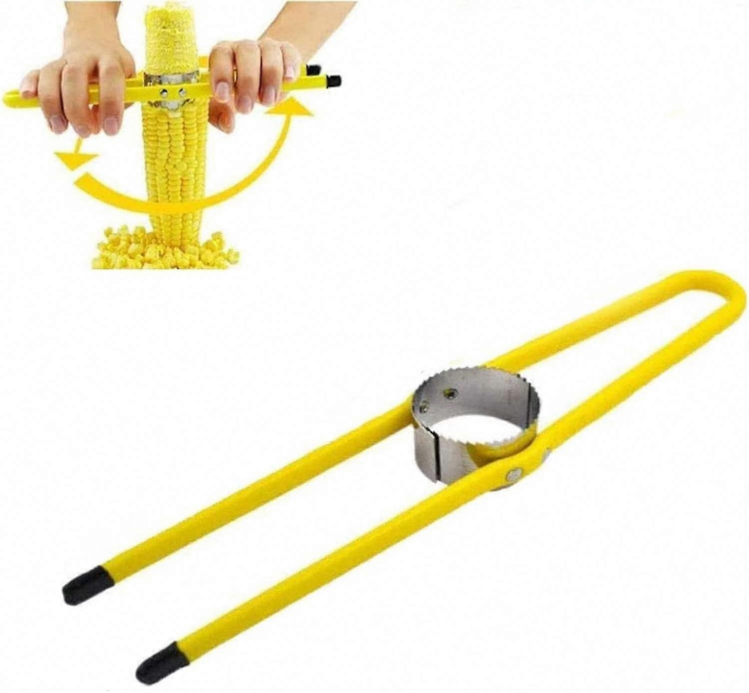 Stainless Steel Corn Peeler - Corn Scraper, Pitting & Coring Machine for Fresh Corn