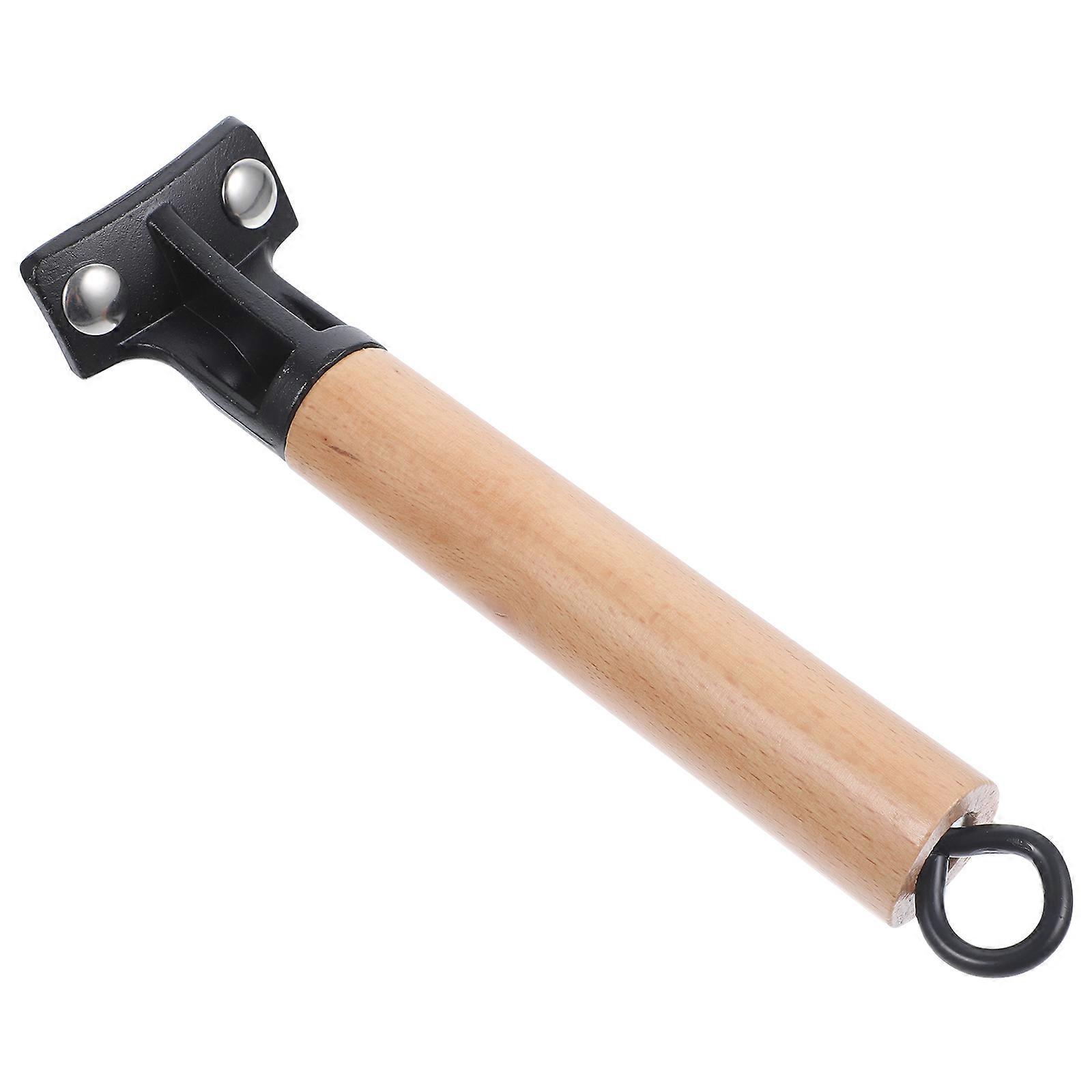 Ergonomic Long Pan Handle Replacement for Cookware, Easy Install & Clean, Fits Frying Pans and Skillets Securely