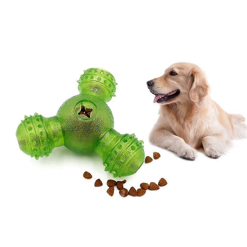 狗橡胶泄漏食物游戏球牙齿清洁玩具玩具喂食器宠物训练玩具互动牙科狗用品