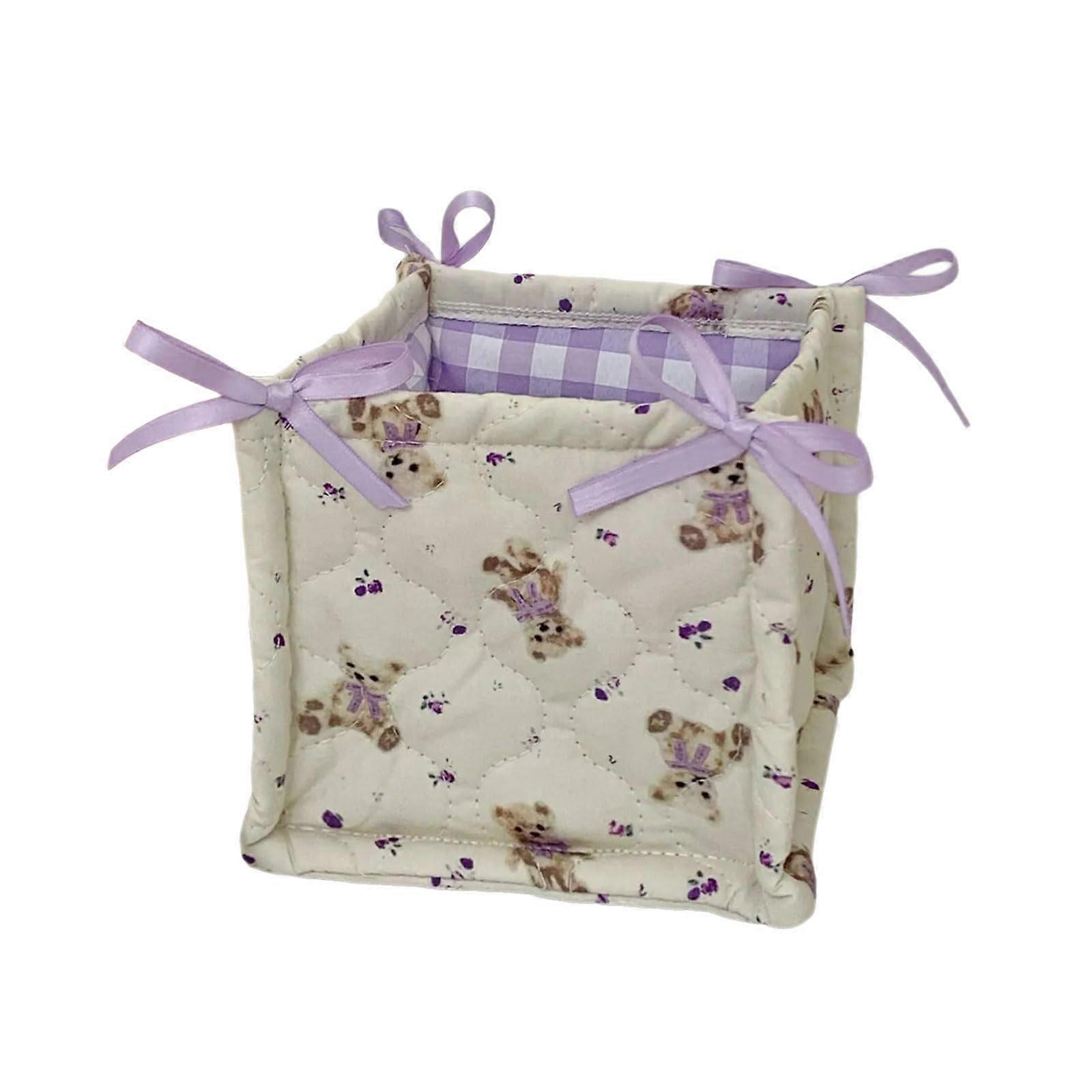 Multipurpose Fabric Storage Basket For Desk Organization, Home Office Storage, Space Saving Design