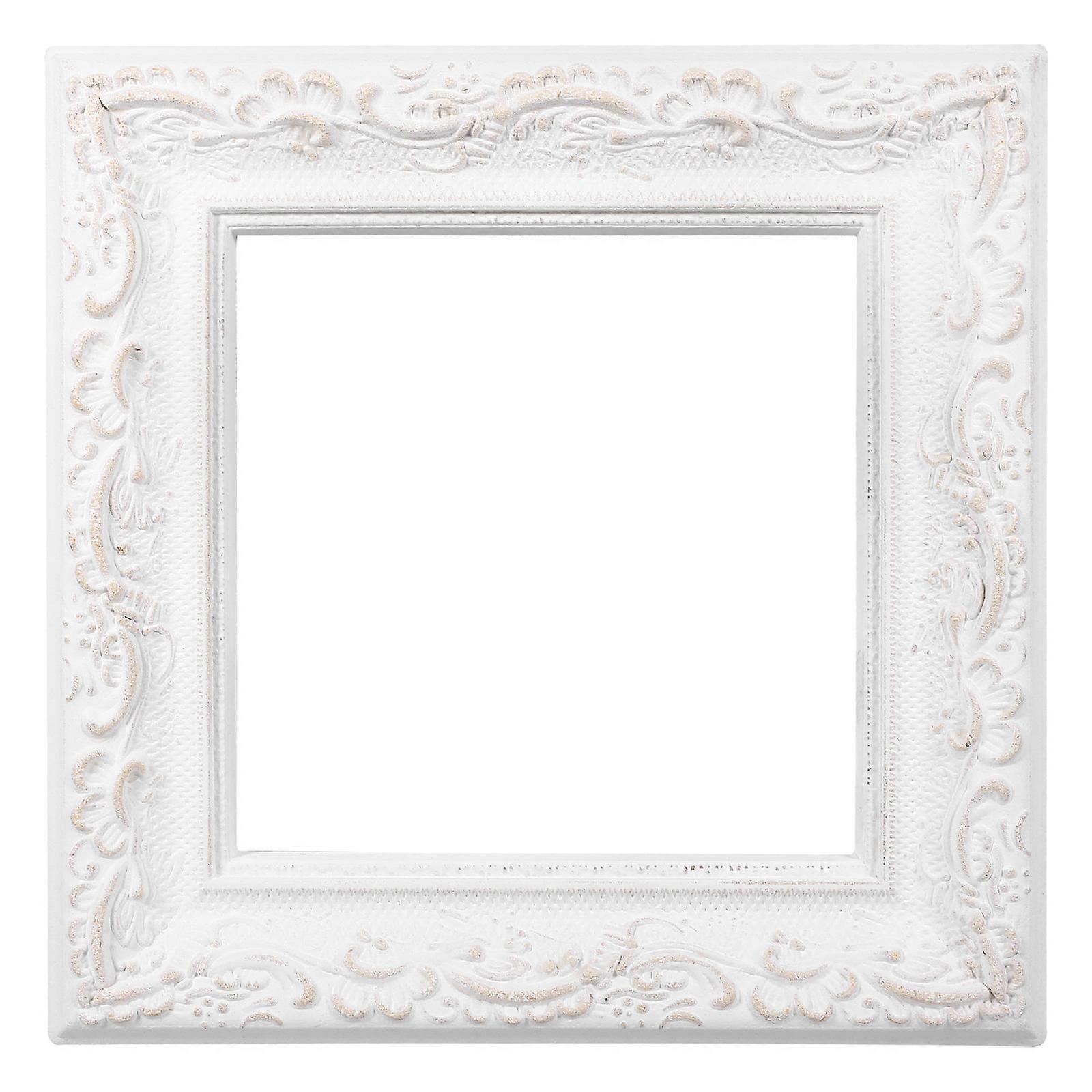 White Vintage Photo Frame For Home Use And Memory Preservation Measuring 22X22X2.5Cm 1Pack