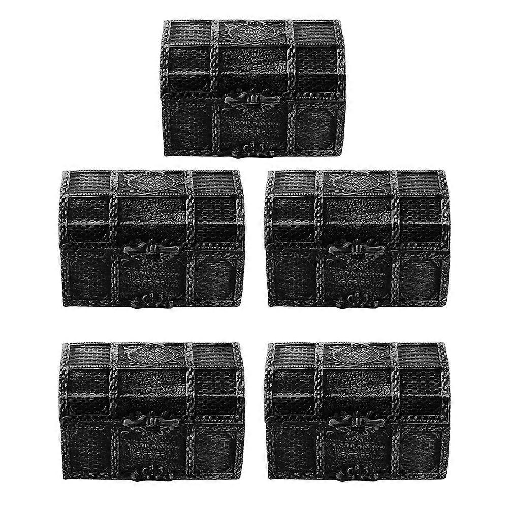 Treasure Box for Kids, Pirate Theme Party Toys, Reusable Storage Container