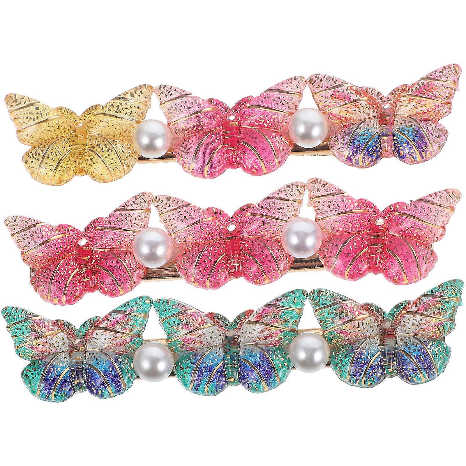 Charming Butterfly Hair Clips for Kids, Suitable for Cosplay and Parties