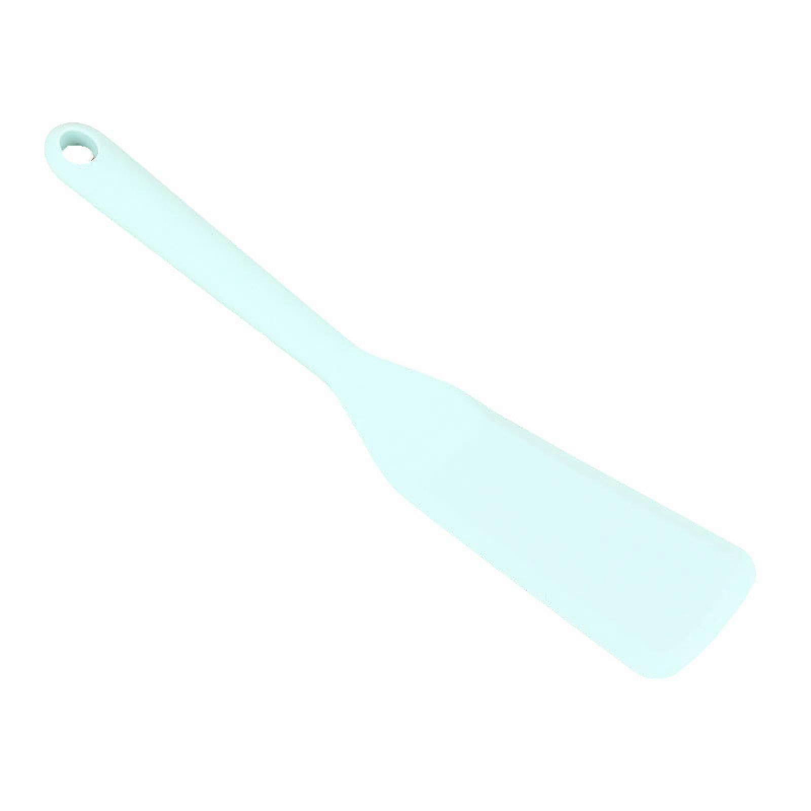 Silicone Spatula  Temp Resistant NonStick Kitchen Utensil Blue 25.5x5cm