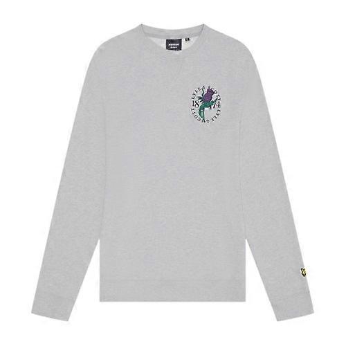 Lyle & Scott Mens Thistle Back Print Sweatshirt