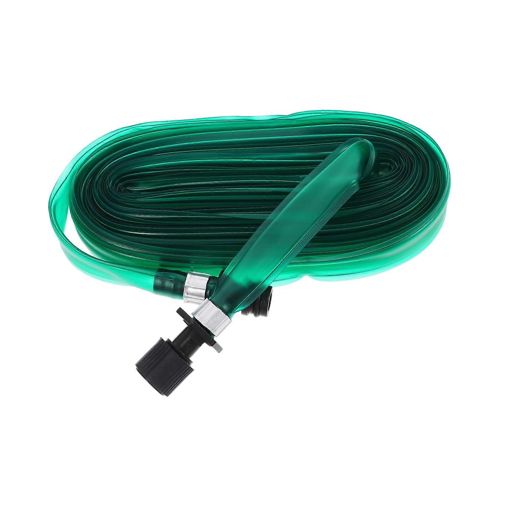 Flexible Sprinkler Hose PVC Holes For Even Water Distribution In Garden And Vegetable Beds With Standard Connector Seal